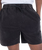 Mineral Wash Volley Shorts in Black