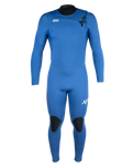 The Xcel Mens Comp 3/2mm Chest Zip Wetsuit in Sapphire Blue