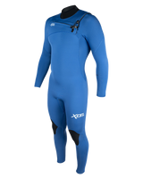 The Xcel Mens Comp 3/2mm Chest Zip Wetsuit in Sapphire Blue