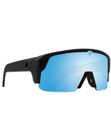 The Spy Monolith 5050 Polarised Sunglasses in Matte Black & Happy Bronze Blue Spectra Mirror