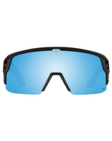 The Spy Monolith 5050 Polarised Sunglasses in Matte Black & Happy Bronze Blue Spectra Mirror