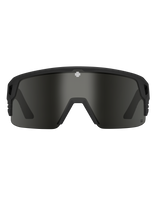 The Spy Monolith 5050 Sunglasses in Matte Black & Happy Grey Green Black Spectra Mirror