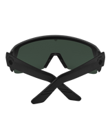 The Spy Monolith 5050 Sunglasses in Matte Black & Happy Grey Green Black Spectra Mirror