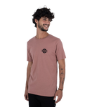 The Hurley Mens Everyday Parking Pass T-Shirt in Phantom Rose