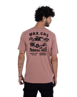 The Hurley Mens Everyday Parking Pass T-Shirt in Phantom Rose