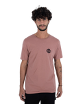 The Hurley Mens Everyday Parking Pass T-Shirt in Phantom Rose