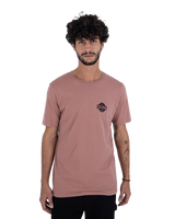 The Hurley Mens Everyday Parking Pass T-Shirt in Phantom Rose