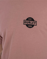 The Hurley Mens Everyday Parking Pass T-Shirt in Phantom Rose