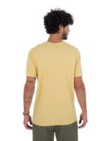 The Hurley Mens Everyday Wave Box T-Shirt in Dusty Cheddar