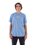 The Hurley Mens Everyday Explore Fastlane T-Shirt in Island Slate