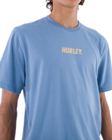 The Hurley Mens Everyday Explore Fastlane T-Shirt in Island Slate