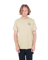 The Hurley Mens Everyday Explore Campin T-Shirt in Maple Cream