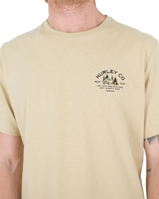 The Hurley Mens Everyday Explore Campin T-Shirt in Maple Cream