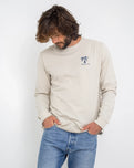 The Hurley Mens Everyday Checker Palm T-Shirt in Bone