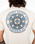 The Hurley Mens Everyday Pedals T-Shirt in Bone