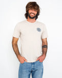 The Hurley Mens Everyday Pedals T-Shirt in Bone