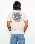 The Hurley Mens Everyday Pedals T-Shirt in Bone