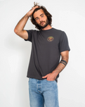 The Hurley Mens Everyday Explore Range T-Shirt in Dark Stone Grey