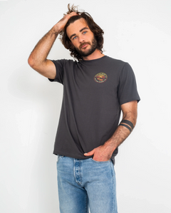 The Hurley Mens Everyday Explore Range T-Shirt in Dark Stone Grey