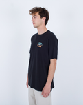 Everyday Split T-Shirt in Black Heather