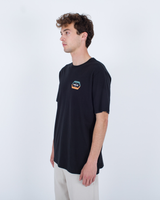 Everyday Split T-Shirt in Black Heather