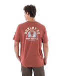 The Hurley Mens Everyday Cobra Pit T-Shirt in Brickyard Heather