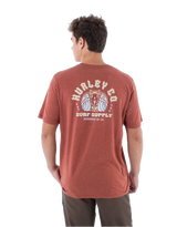 The Hurley Mens Everyday Cobra Pit T-Shirt in Brickyard Heather