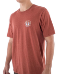 The Hurley Mens Everyday Cobra Pit T-Shirt in Brickyard Heather