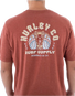 The Hurley Mens Everyday Cobra Pit T-Shirt in Brickyard Heather