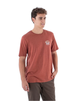 The Hurley Mens Everyday Cobra Pit T-Shirt in Brickyard Heather