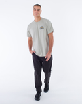 The Hurley Mens EVD Explore Deserted T-Shirt in Sandstorm