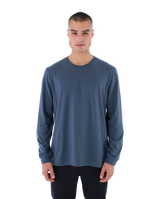 The Hurley Mens Everyday Built Long Sleeve T-Shirt in Iron