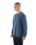 The Hurley Mens Everyday Built Long Sleeve T-Shirt in Iron