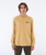 The Hurley Mens EVD Built Longsleeve T-Shirt in Pebble