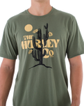 The Hurley Mens Everyday Desert Days T-Shirt in Malverde