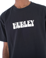 The Hurley Mens Worm T-Shirt in Black