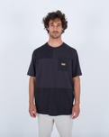 Toledo Leopard Pocket T-Shirt in Black