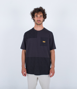 Toledo Leopard Pocket T-Shirt in Black