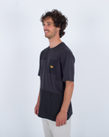 Toledo Leopard Pocket T-Shirt in Black