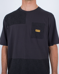 Toledo Leopard Pocket T-Shirt in Black