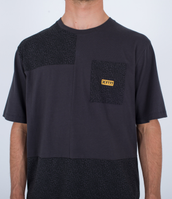 Toledo Leopard Pocket T-Shirt in Black