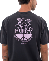 The Hurley Mens By The Sea T-Shirt in Black