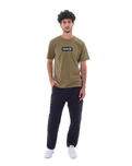 The Hurley Mens Box Only T-Shirt in Martini Olive