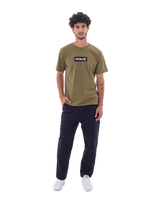 The Hurley Mens Box Only T-Shirt in Martini Olive