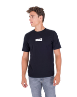 The Hurley Mens Explore Small Box T-Shirt in Black