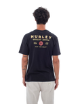 The Hurley Mens Pressed T-Shirt in Black