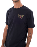 The Hurley Mens Pressed T-Shirt in Black