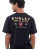 The Hurley Mens Pressed T-Shirt in Black