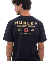 The Hurley Mens Pressed T-Shirt in Black