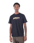 The Hurley Mens Organic Honours T-Shirt in Black